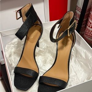 Calvin Klein Textured Black Heels